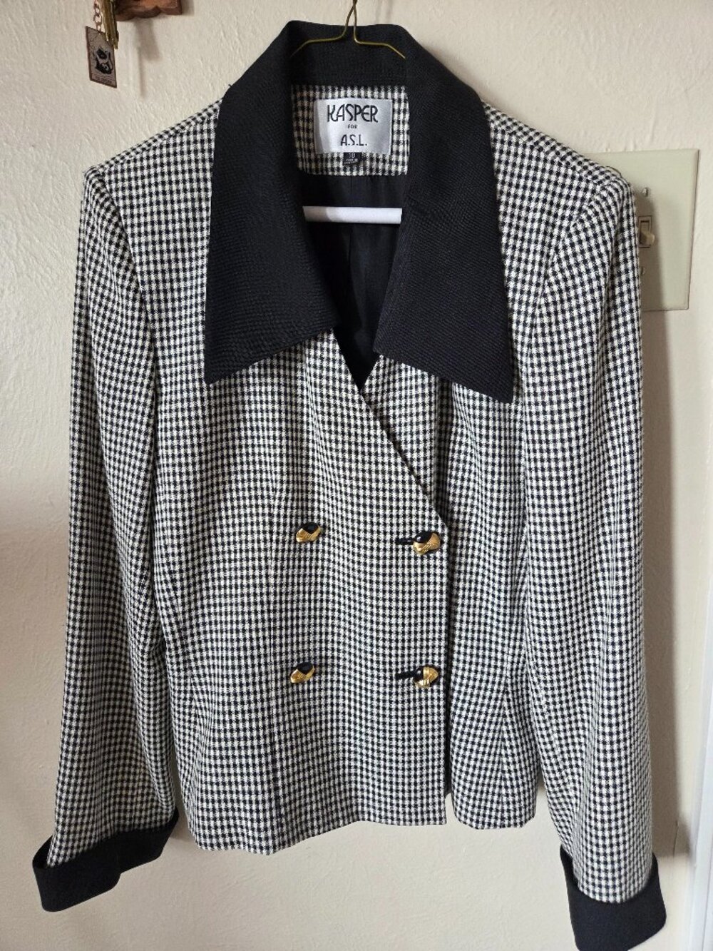 Vintage Kasper double breasted blazer